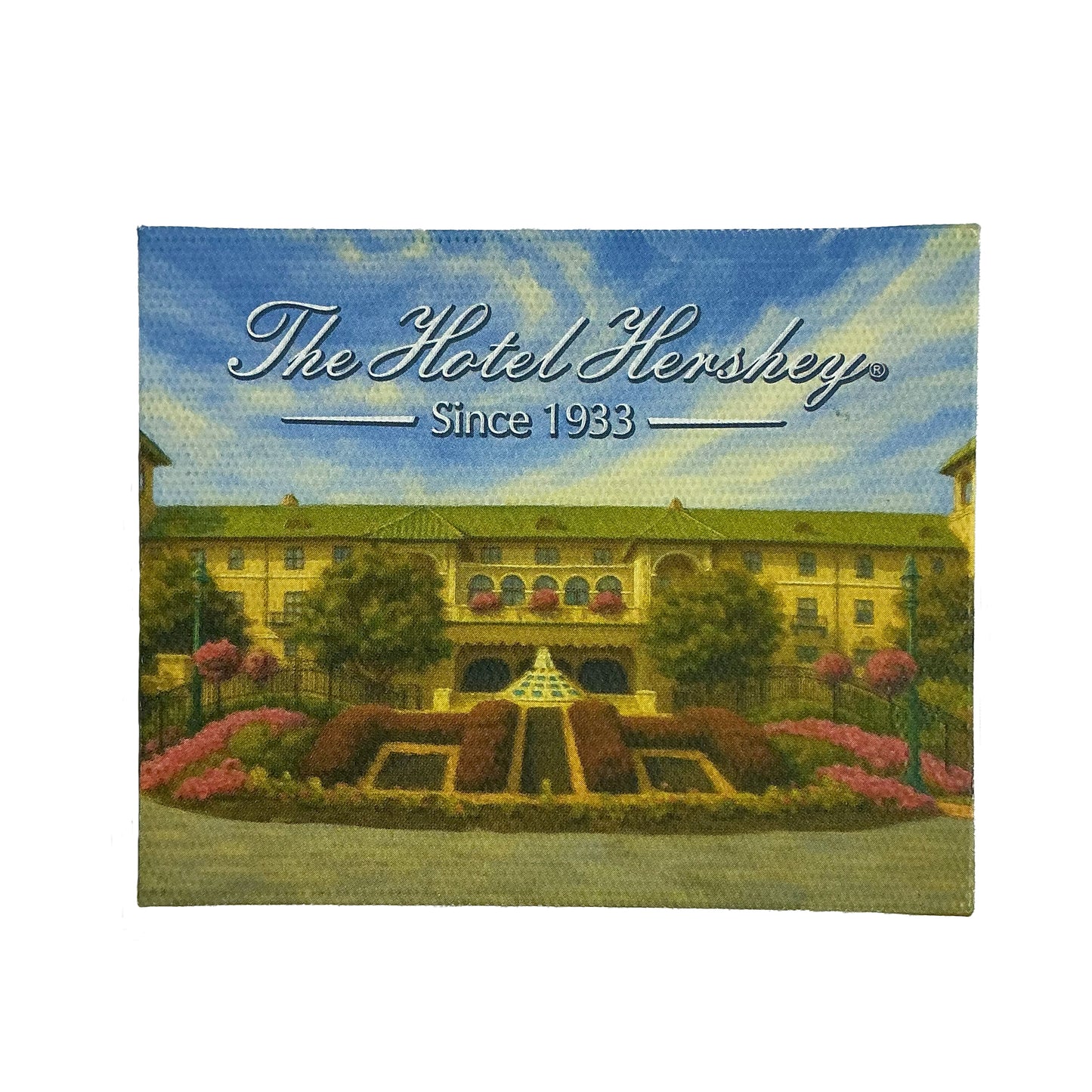 The Hotel Hershey Front Entrance Canvas Magnet
