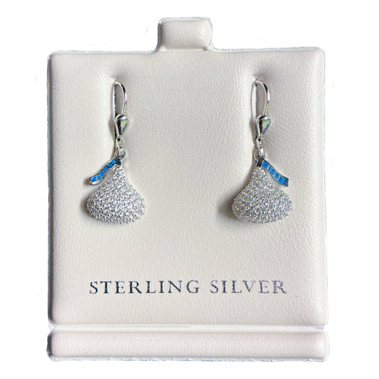 The Hotel Hershey Sterling Silver KISSES Drop Earrings