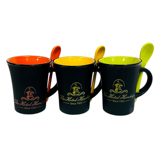 The Hotel Hershey Colorful Mug with Tea Spoon