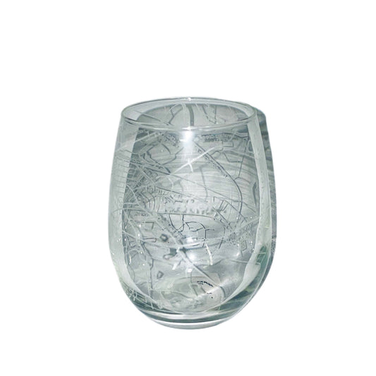 Hershey, PA Etched Wine Glass